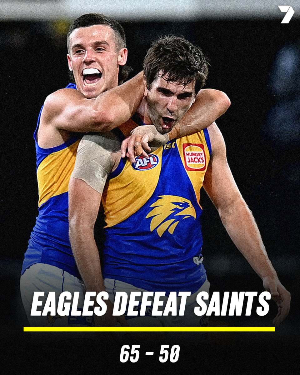 7AFL's tweet photo. No Shuey
No Yeo 
No Sheed
No Redden
No McGovern

No worries 🦅 https://t.co/znlxRldSI7