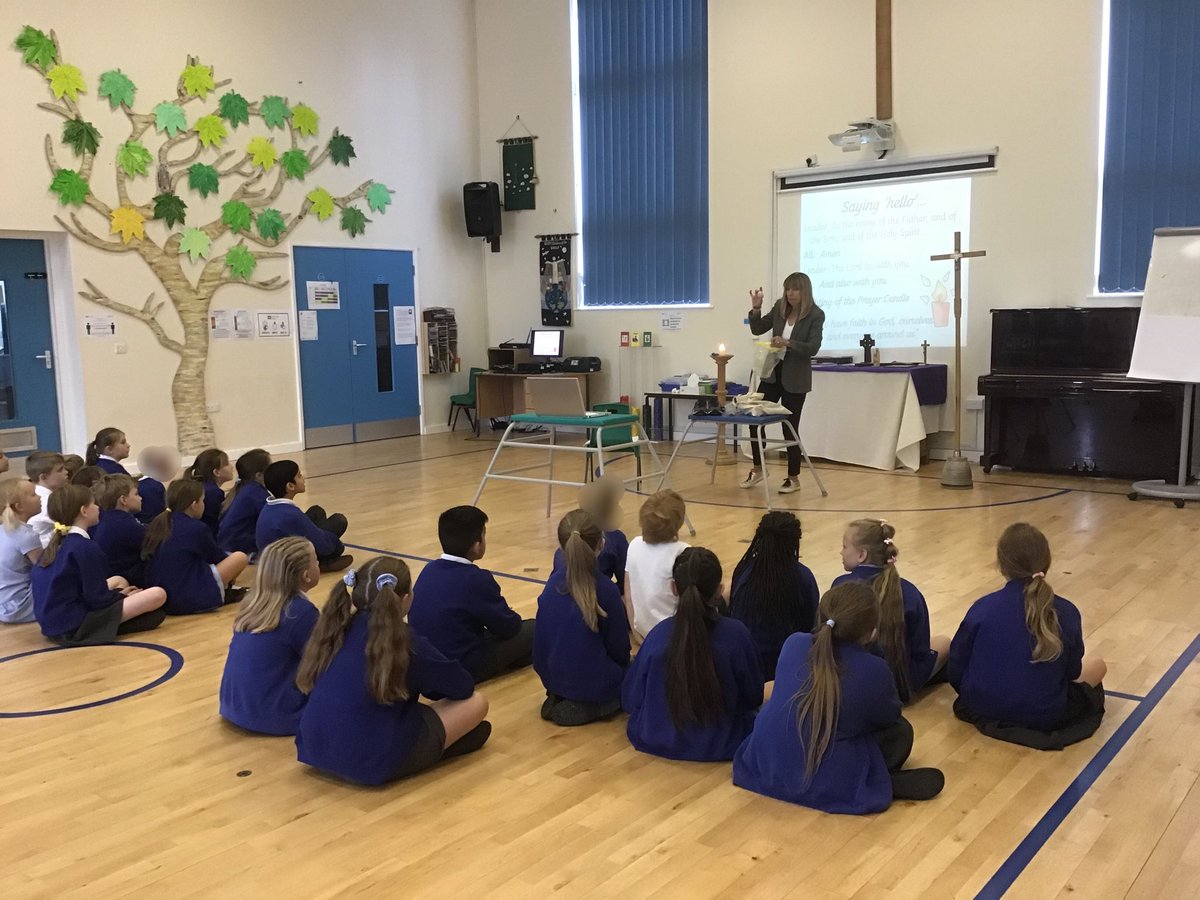 CastorSchool's tweet image. Great to have the whole school back together again for Collective Worship - ‘a little bit different but just the same’.