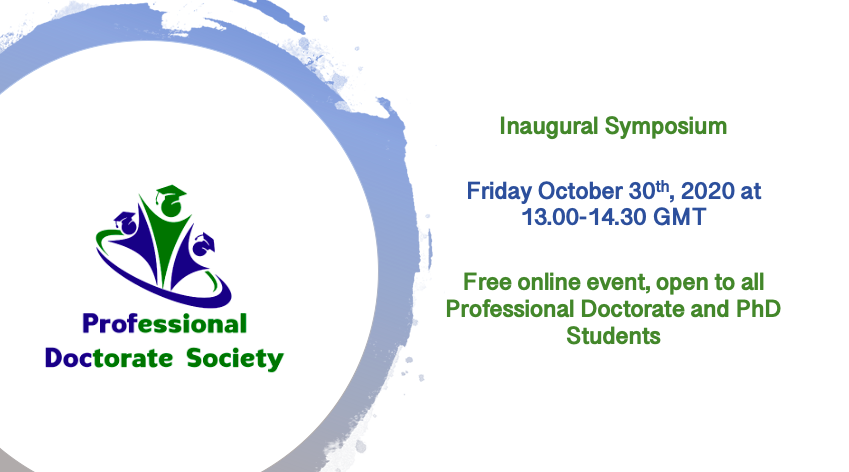 ProfDocSociety's tweet photo. ๐ขProfessional Doctorate & PhD students:
The Professional Doctorate Society is hosting its Inaugural Symposium ๐ฉโ๐ป.
โก๏ธPresentations by Doctoral students how they get through their theses+Q&A ๐งโ๐.
Register๐ https://t.co/0bh2rbaebX
#phdchat #profdocsoc #ProfDockers https://t.co/iF8AhWbDkX