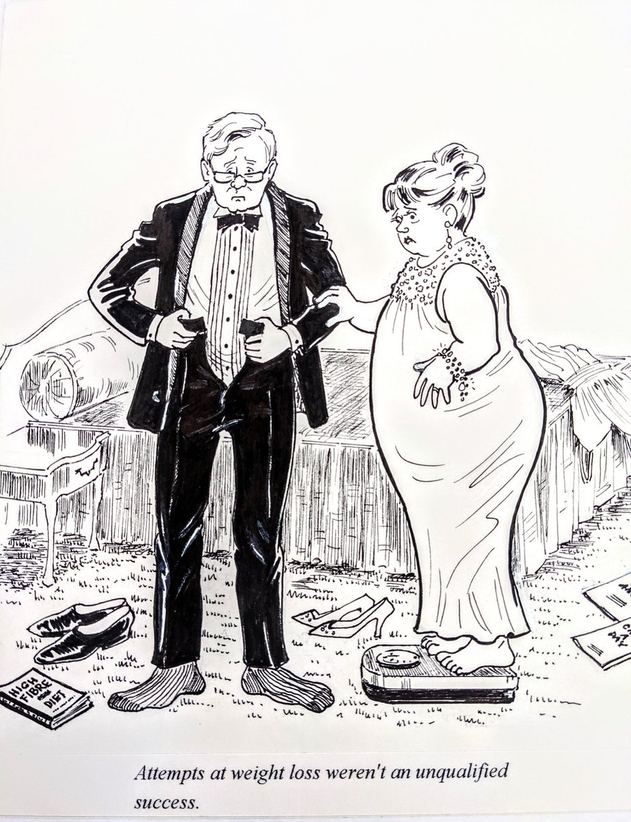 When I was 12, Mum went back to work for an agency, doing artwork for ads in the local press. She stayed until retiring 10y later. Then in 1992 my Dad had a quadruple heart bypass. He wrote a booklet about it for the BHF. Mum illustrated it for him. Here's a few of them...