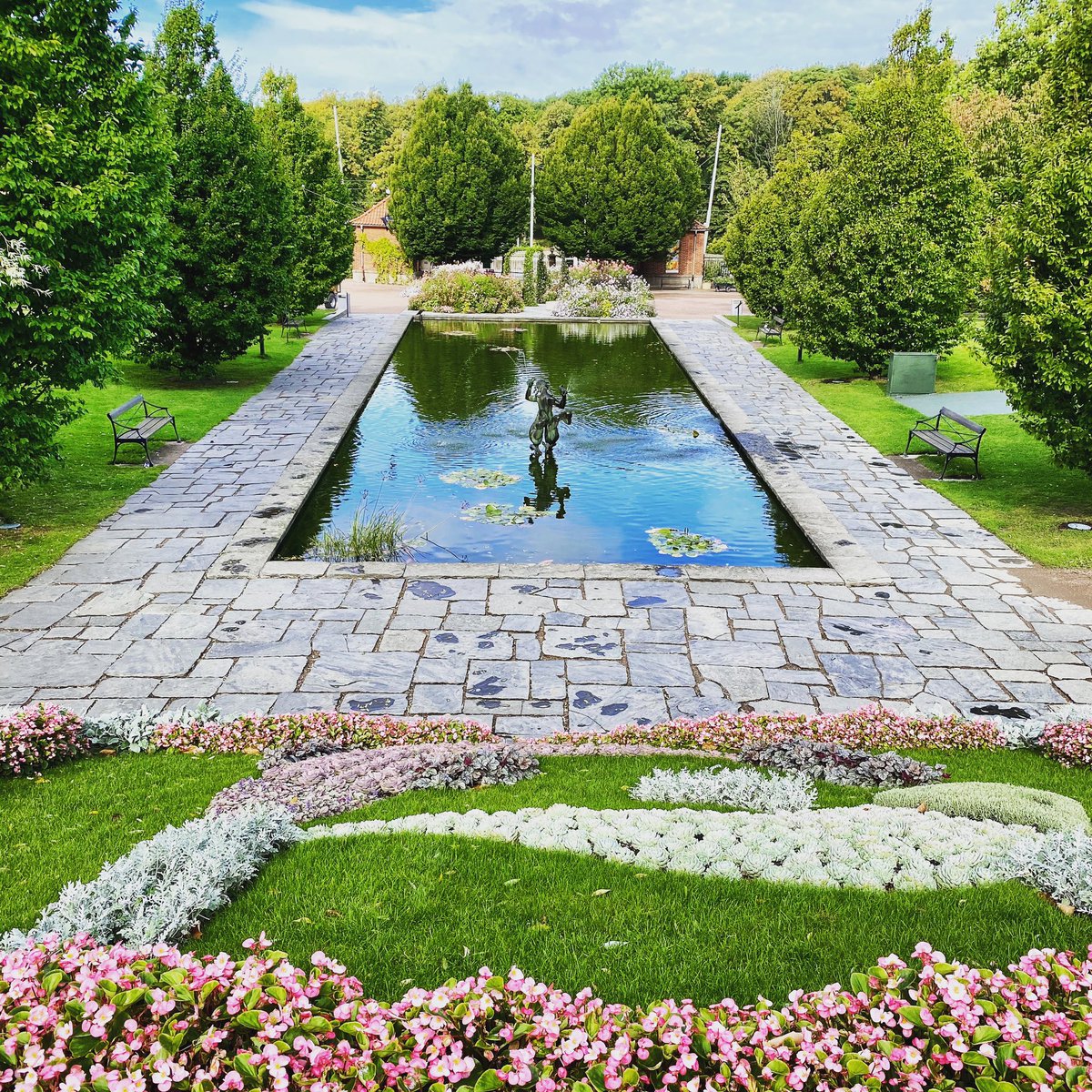 melambery's tweet photo. The most beautiful #botaniskaträdgarden #göteborg dahlia heaven &amp; succulent koi carp https://t.co/YwV7eiUHkk