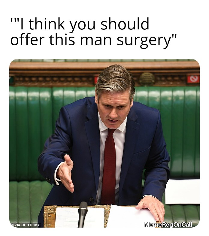 Keir Starmer in MDT. A thread...  #MemeReg  #medtwitter  #medicalmemes  #MDT  #KeirStarmer  #BorisJohnson