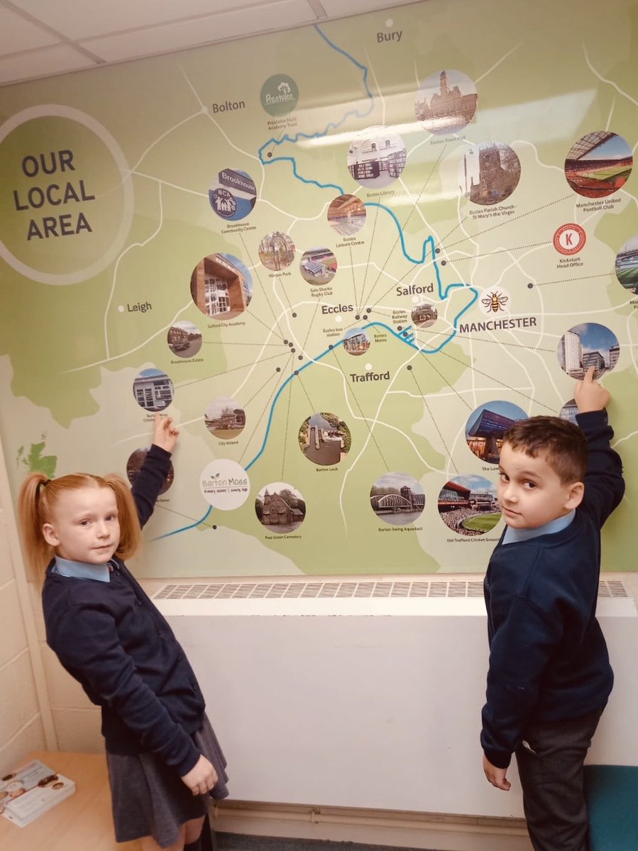 BartonMossCPS's tweet photo. We are geographers! Children enjoy using our school displays to improve their knowledge about the local area. Have you been there? Where is it? Would you recommend the place? #locationalknowledge #share #geography #positionallanguage @MrsChewYR @mrsunsworth35 https://t.co/BiA2r5U6qD