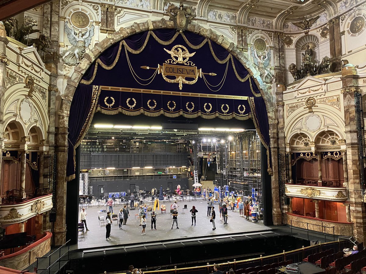 Socially distanced rehearsals underway (<a href="/LondonColiseum/">London Coliseum</a>) for our drive-in opera of La Boheme at Alexandra Palace from 19th Sept

So pleased we’ve found a way to stage work in this awful time 

#ENODriveLive 
<a href="/Yourallypally/">Alexandra Palace</a> 
ENO.org
<a href="/E_N_O/">English National Opera</a>