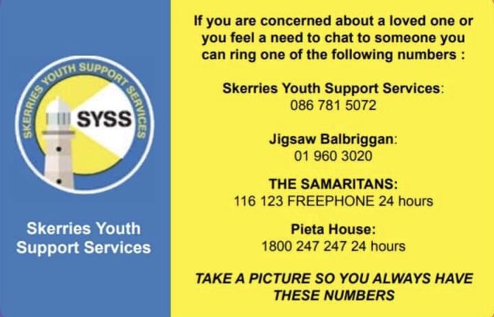 Skerries Youth Support Services (SYSS) tweet media