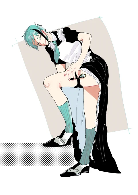 モストロ・ラウンジたたかうメイドさん
(ジェイドくん女装)

ミスあったので上げ直しすみません… 
