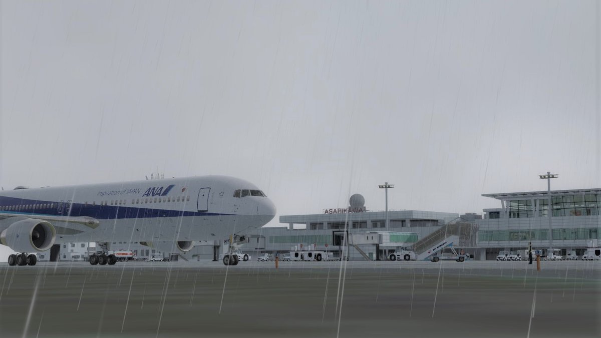 Ken_F15J's tweet photo. 旭川は今日も雨です。 #CS767 #VATJPN https://t.co/mh57683VhA
