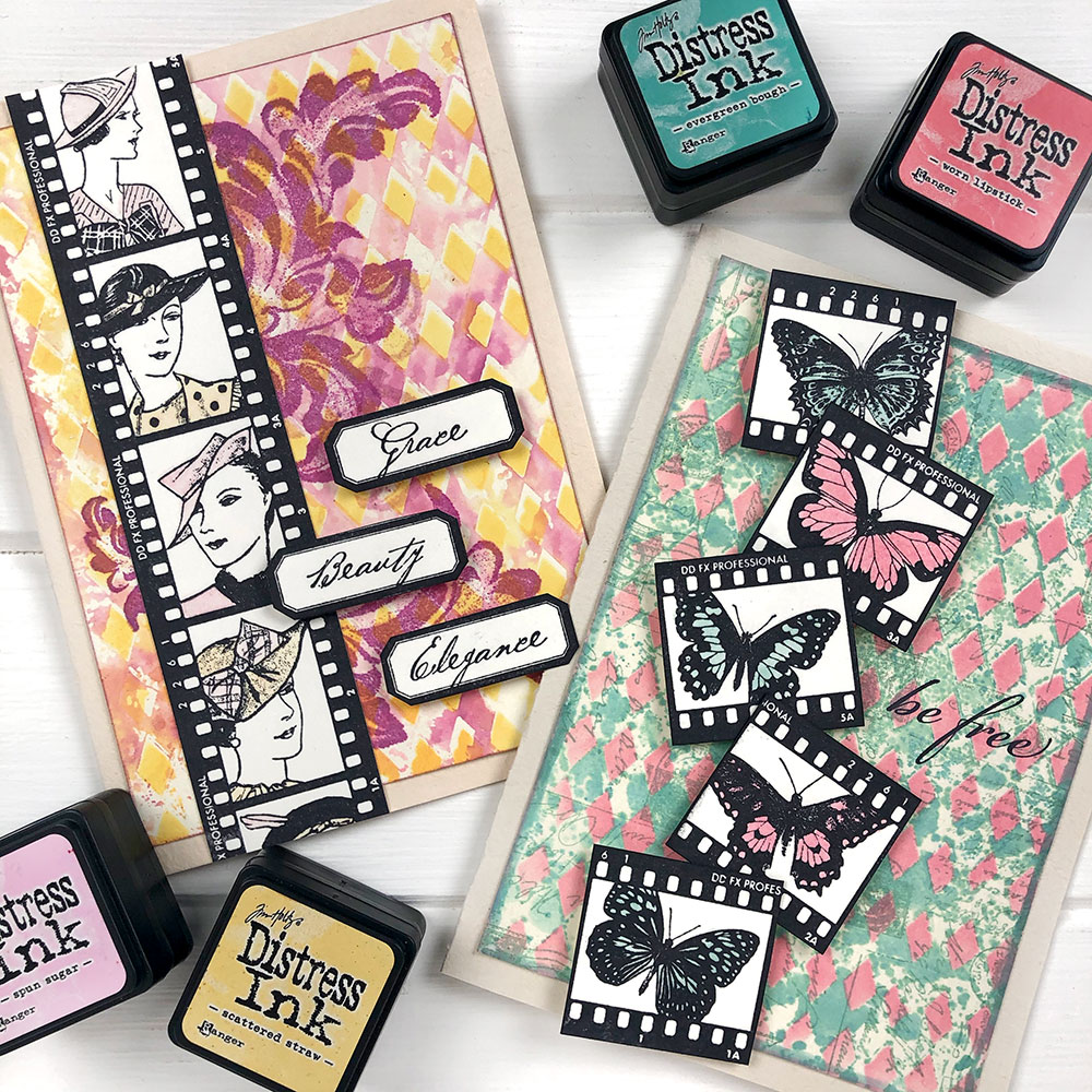 darkroom_door's tweet photo. Two cards by @rachelgreig showing how you can use the new Filmstrip Stamps as a complete strip or as little individual images 😀💗 They were coloured using Distress Inks and a water brush. 💗 The Filmstrip Stamps look great over any type of background! 💗
https://t.co/nBr2yFns3p https://t.co/1R9xNFJzrn