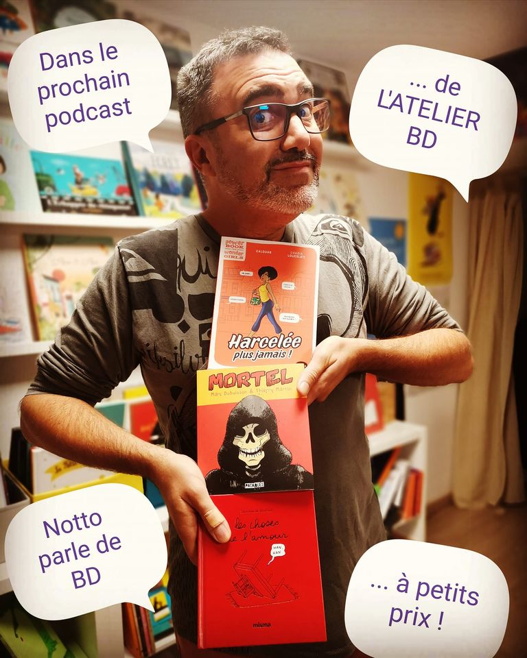 podcastabd's tweet photo. Teasing... #podcast #podcastlatelierbd #atelierbd #mortel #delcourt #pataques #dubuisson #marcdubuisson #thierrymartin #humour #misma #marabulles #chadialoueslati #dorotheedemonfreid #leschosesdelamour #bdnotto #NoTTo #calouan #harceleeplusjamais https://t.co/VmVEyoPtS9