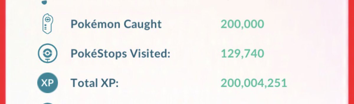 ningtendologist's tweet photo. Small achievement from 2 weeks ago. Didn’t think I can reach this #milestone. Thanks to all the wonderful people from the local raid groups to global remote raiding friends. #PokemonGO #200milXP #pokemon #remoteraiding https://t.co/Nqz1ZqRo4U