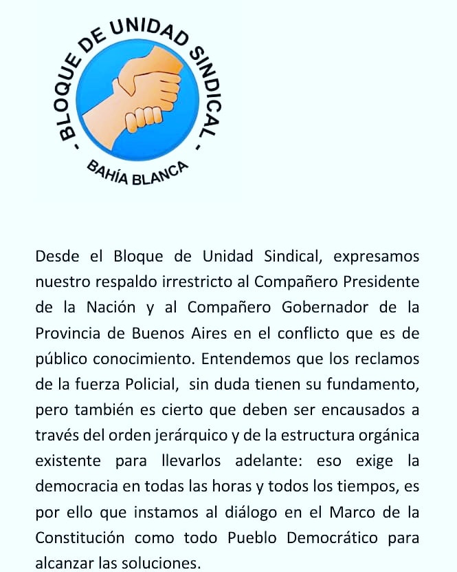 Bloque De Unidad Sindical (@unidadbloque) on Twitter photo 