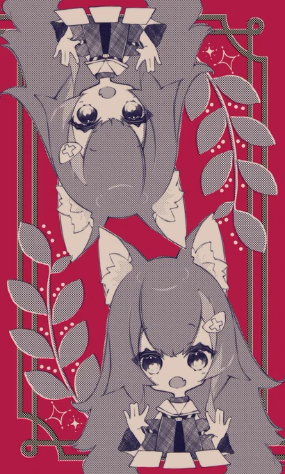 ミオちゃんのお誕生日タロットカード企画で【星】【月】【裏面】を担当させていただきました!
実物めちゃくちゃかわいくて参加させていただけてとても光栄でした??✨ 
ミオちゃんお誕生日おめでとう!
すてきな1年になりますように。。✨

#みおーん絵 