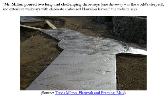 Trevor appointed his brother, Travis, as “Director of Hydrogen Production/Infrastructure” to oversee this critical part of the business. Travis’s prior experience appears to have largely consisted of pouring concrete driveways and doing subcontractor work in Hawaii.  $NKLA