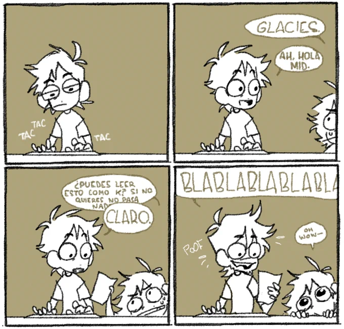 Estos días está ganando mucho cariño el tema de las voces de mis personajes porque lo he presentado en condiciones en instagram y quería dejaros ver el proceso tan hiper profesional que tenemos para grabar :]

@Sr_Glacies le da voz a K por si alguien aún no se ha enterao 