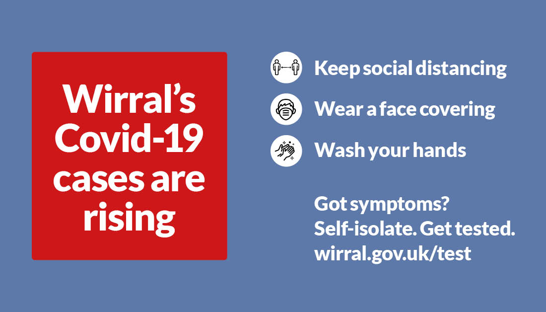Wirral_Chamber's tweet photo. Cases of Covid-19 are rising, and it is on all of us to #KeepWirralWell Please read the attached statement from @WirralCouncil's Director of Public Health, Julie Webster. https://t.co/B24mFW2qfP