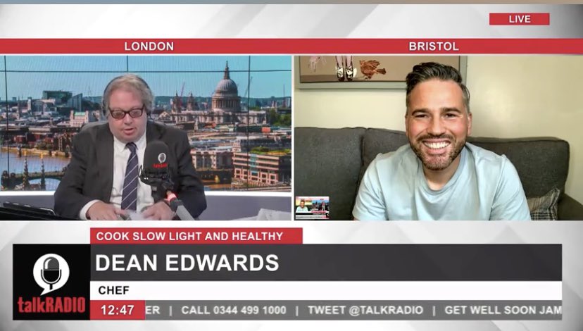 Great to see <a href="/Deanedwardschef/">Dean Edwards</a> with <a href="/Iromg/">Mike Graham 🇬🇧</a> on @talkRADIO today