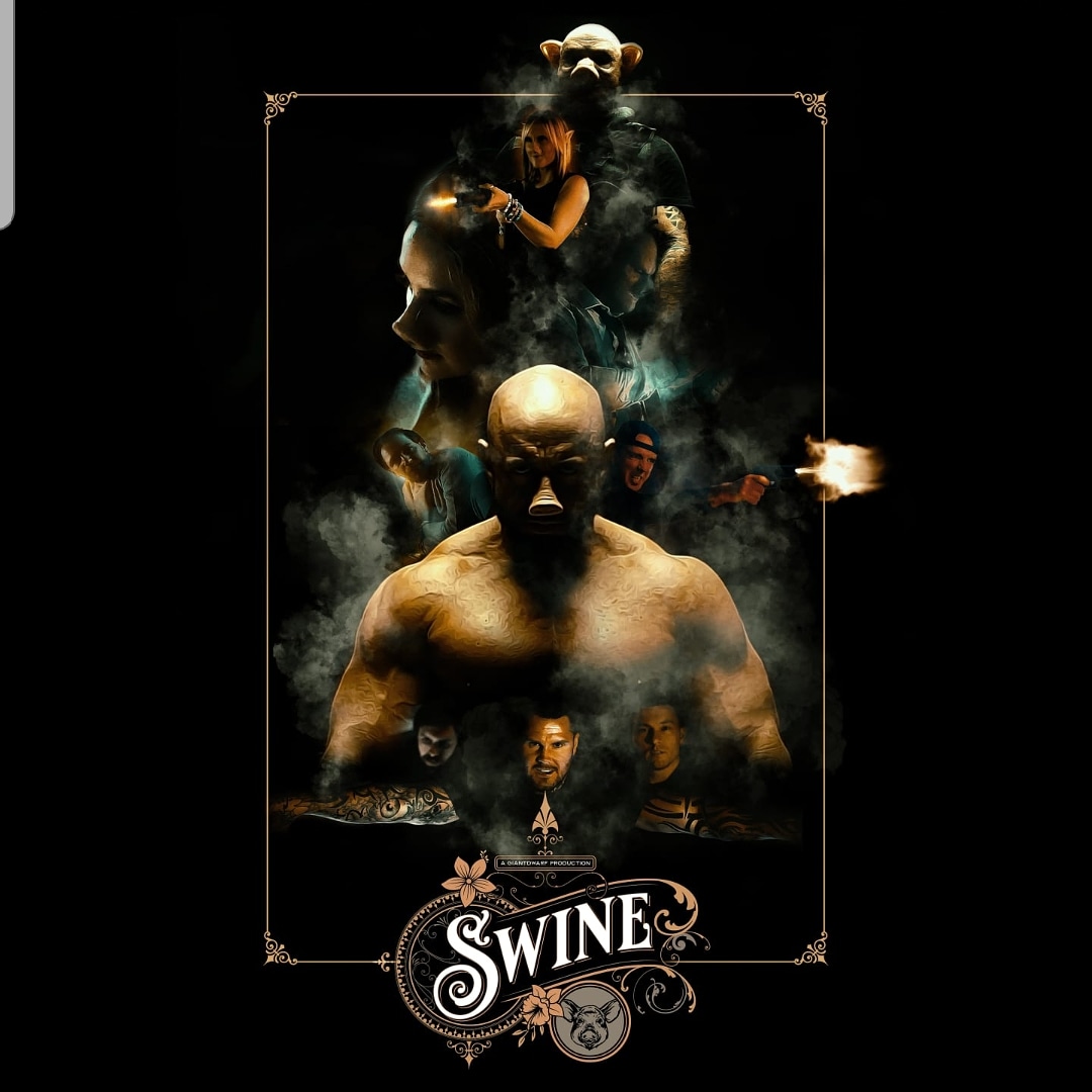 👀👀👀 'SWINE' music video poster reveal.
Leave your thoughts in the comments. Tell me what you think about it. 👊👊
🐷🐷🐷🐷🐷🐷
<a href="/GiantDwarf3/">GiantDwarf</a> <a href="/bigdirtyrock/">The Big Dirty</a> 
#music #video #hiphop #rock #swine #poster #image #nn