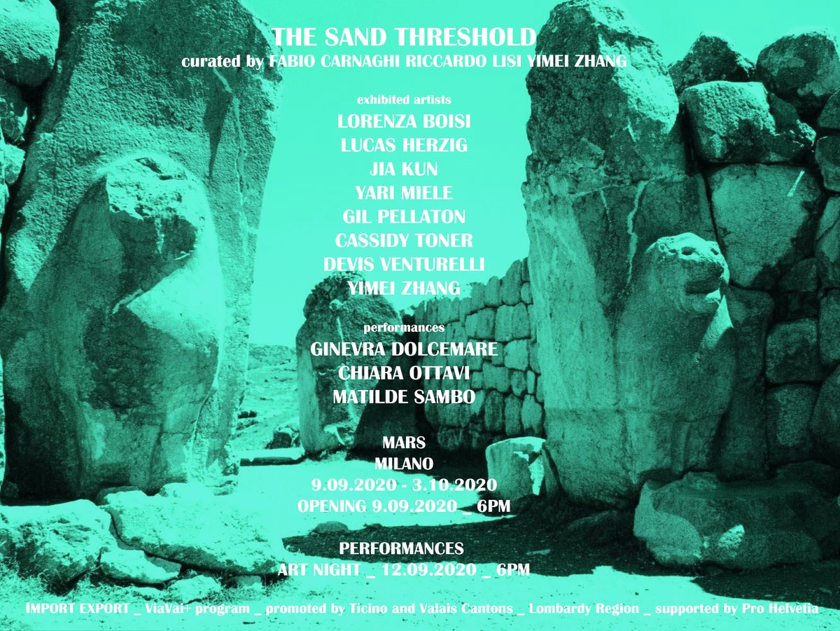 MARSMilano's tweet photo. 12.9.2020 Una serata di #performance a #MARSMilano in occasione di #ArtNight >>> protagoniste le artiste Ginevra Dolcemare, Chiara Ottavi e Matilde Sambo. Accesso per un numero limitato di visitatori alla volta. #MilanoArtWeek #Milano https://t.co/UhSpa8CkY3 https://t.co/wkDTJ8EPK3