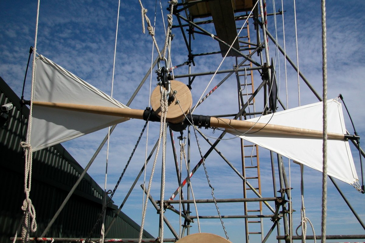 EXP_Eng's tweet photo. It took brains and brawn to get this project, quite literally, off the ground. โThe First Airshipโ was recreated and flown for @BBC + @DiscoveryUK #BuildingtheImpossible to bring to life first steerable airship design originally conceived by French General Meusnier in 1784 https://t.co/lvi53SqWlh