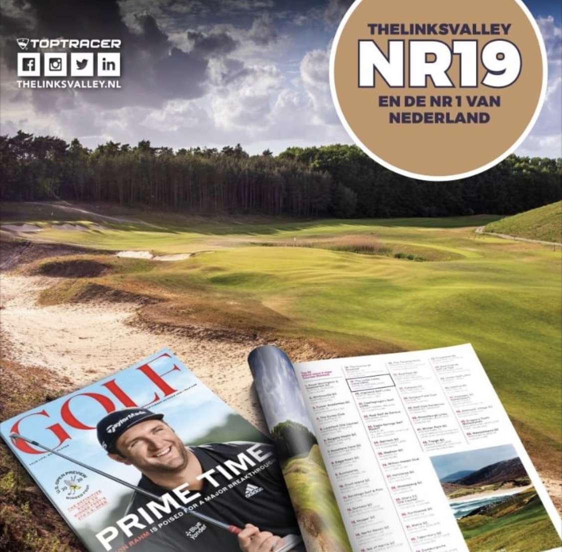 Yess ons Golftoernooi op The Links Valley ius bijna vol. Er is nog 1 flight voor 3 personen vrij. Dus speel jij mee??? bit.ly/33fsvQP