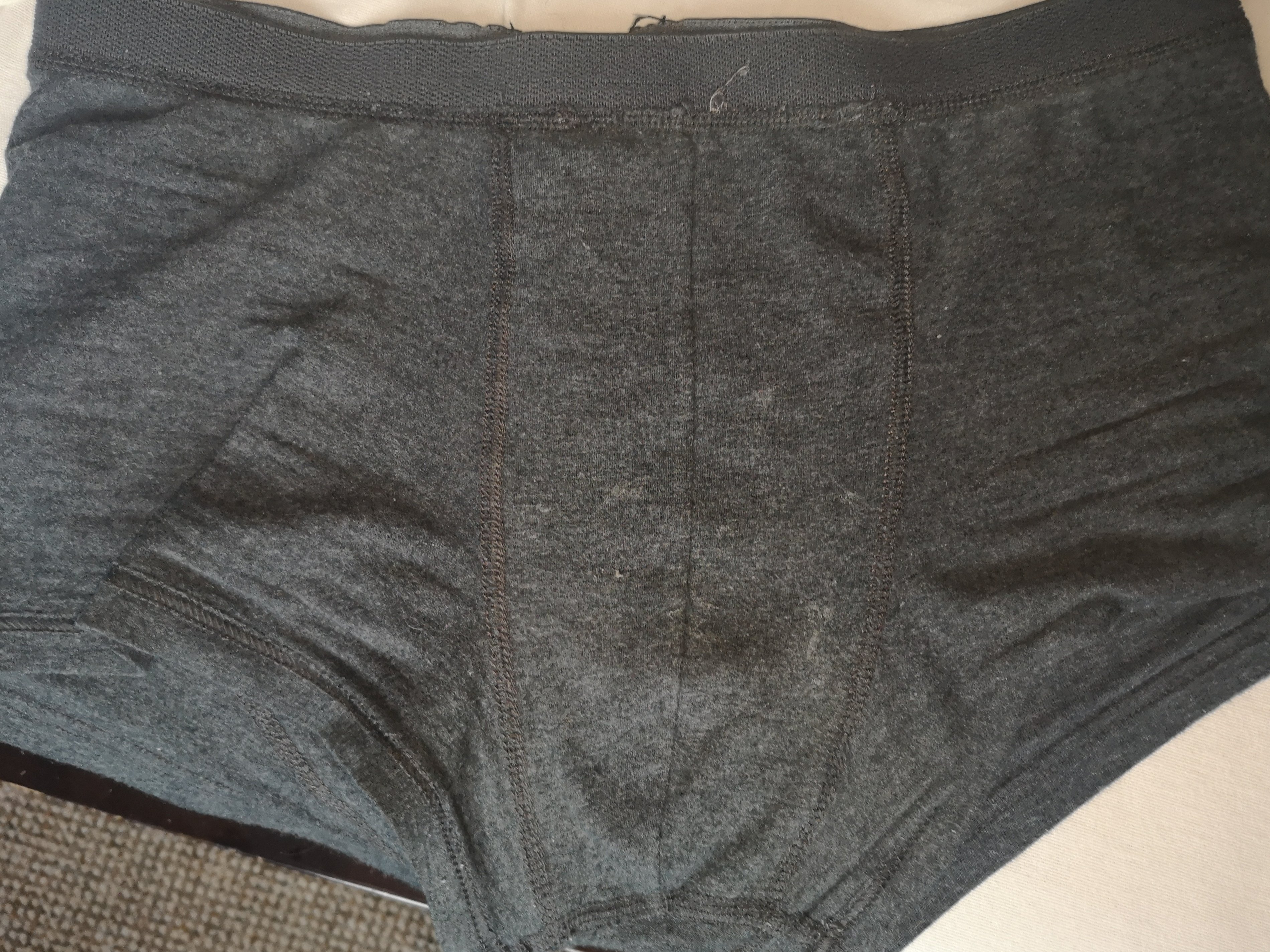 Jason Argonaut on X: More precum stains from yesterday's underwear  #precumstains #precum #precummer #wornboxers #wornunderwear   / X