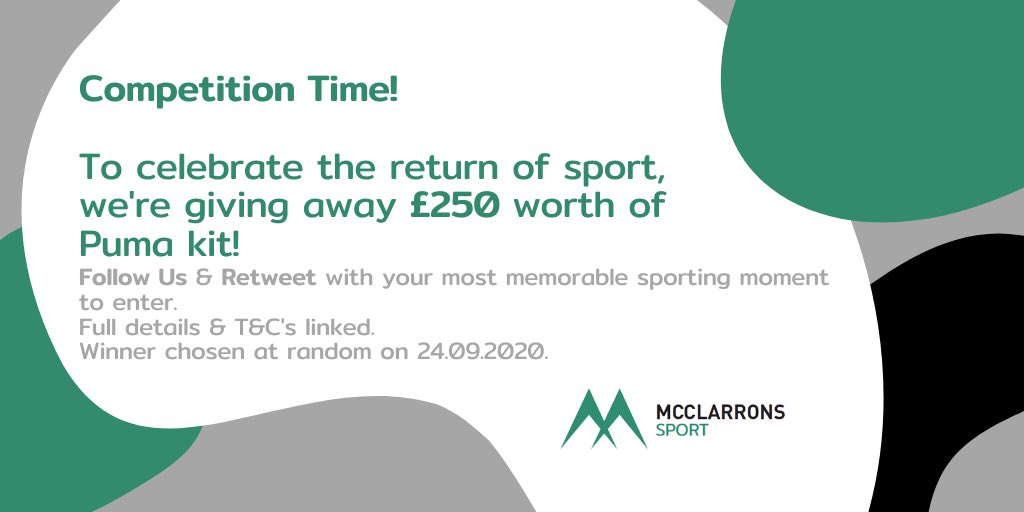 ENTER for the chance to win £250 of <a href="/pumagolfuk/">PUMA Golf UK</a> kit! 
1️⃣ LIKE this post!
2️⃣ RT this post with your most memorable sporting moment
3️⃣ FOLLOW us 
T&amp;C’s: bit.ly/3hixSUz
 
#competition #winners #puma #win #giveaway #golf #InsureResponsibly