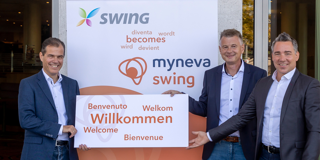 myneva_swing's tweet photo. Die SWING Informatik AG rüstet sich für die Zukunft und wird Mitglied der rasch expandierenden myneva Gruppe. Gemeinsam decken die Unternehmen mit ihren umfassenden Software-Lösungen für das Gesundheits- und Sozialwesen die komplette Region DACH und Benelux ab. https://t.co/IvLLguT3Nz