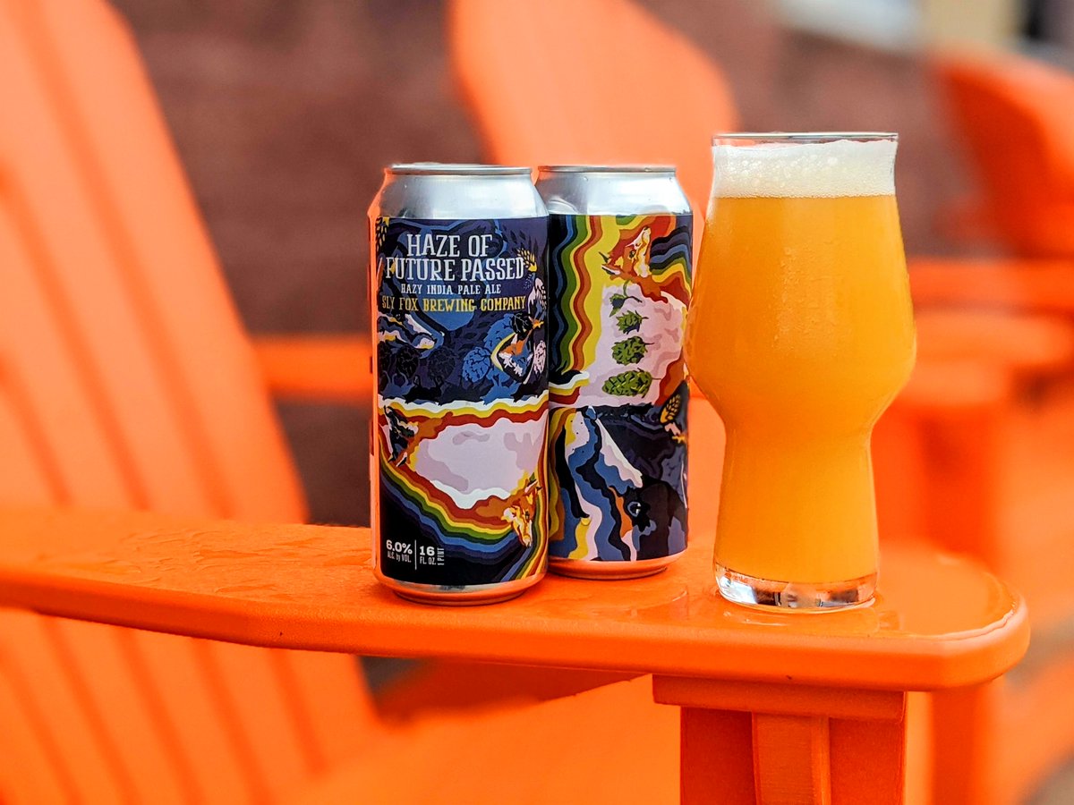 SlyFoxBeer's tweet photo. Today’s the day! Stop by our Pottstown brewery or Phoenixville brewpub to snag cans of Haze of Future Passed. And look for it tomorrow at our Pittsburgh, Wyomissing, and Malvern pubs. #BeerRelease #25YearsofBeers https://t.co/vE7SmJrw22