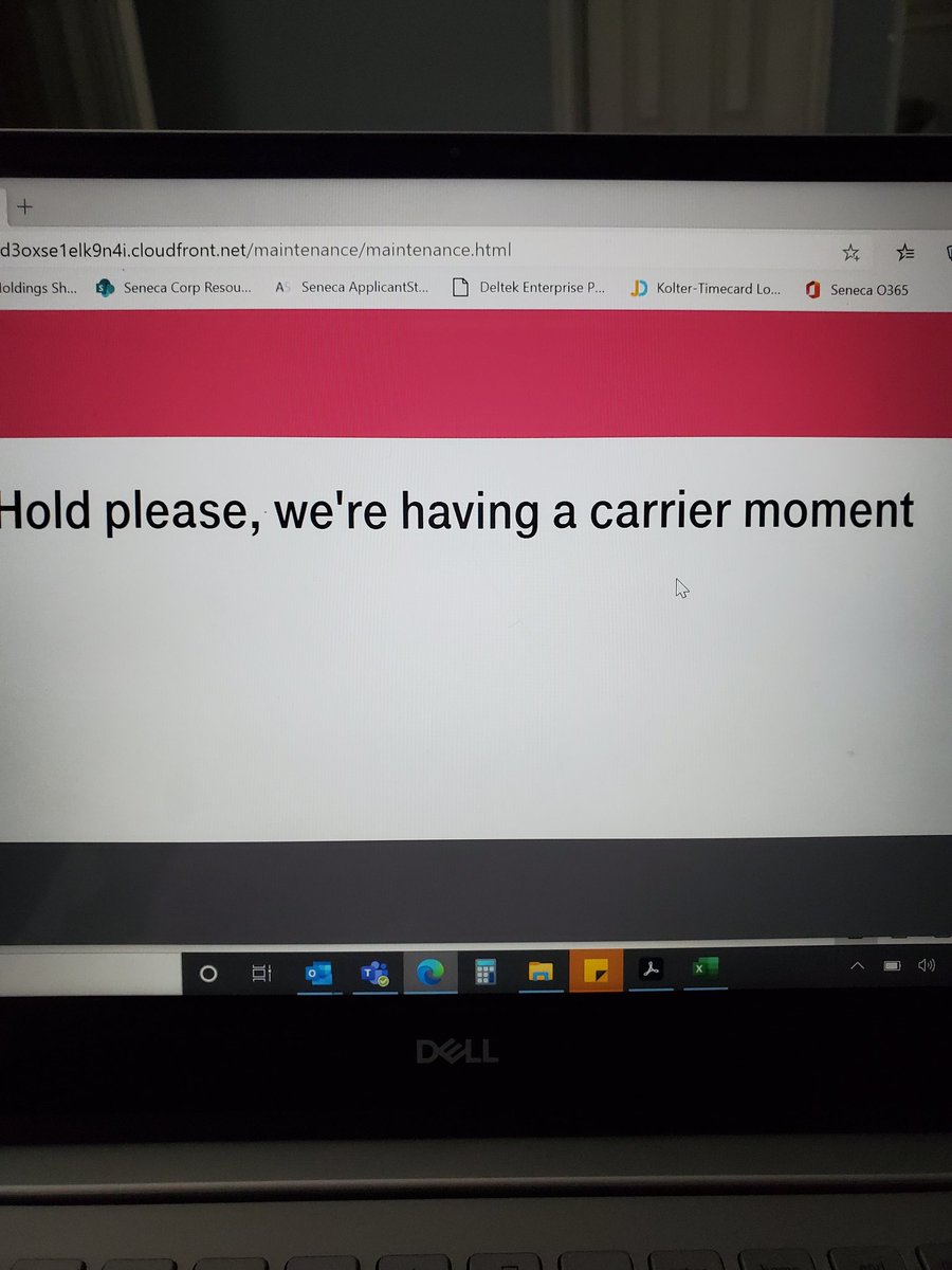 teegrah's tweet photo. @TMobile What's up with this? The site has been down all morning. https://t.co/szBjexj5s5