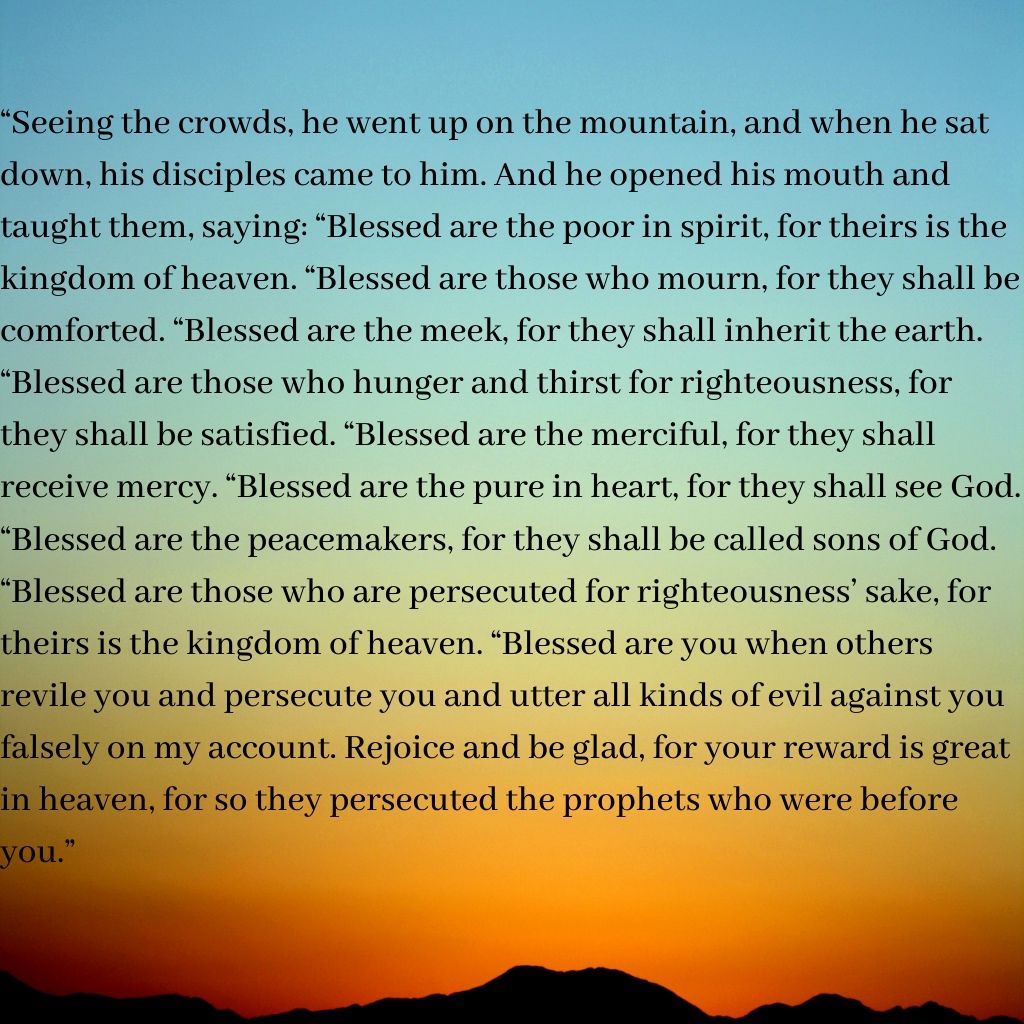 osbc619's tweet photo. Coffee O’Clock Reflection: 
Matthew 5:1-12 https://t.co/Rm7SQQf0pX