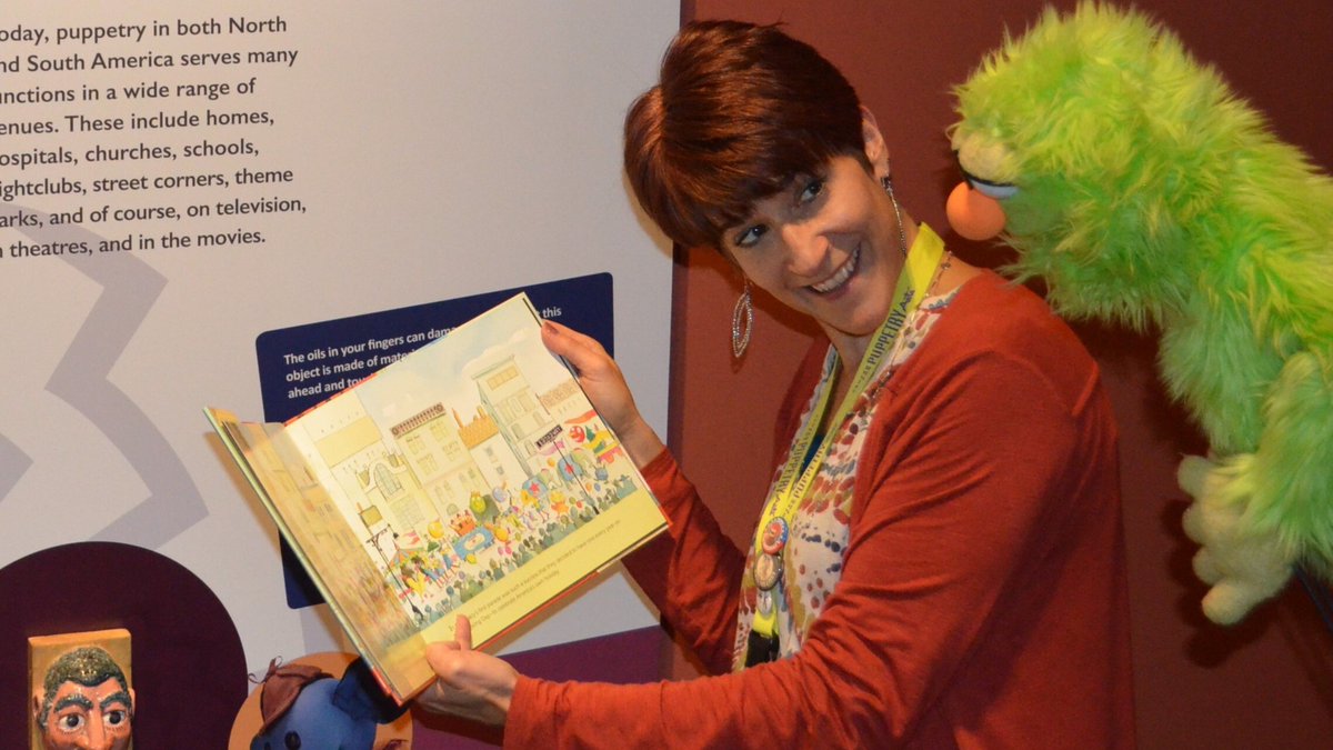 📚Tale Time is TODAY @ 1pm! Our Virtual Concierge &amp; a puppet will share a story related to one of the puppets &amp; cultures from our Global Gallery. This is a social distancing #storytime w/ lots of space to spread out! Included w/ Thurs @ 1pm museum tickets: puppet.org/programs/world…