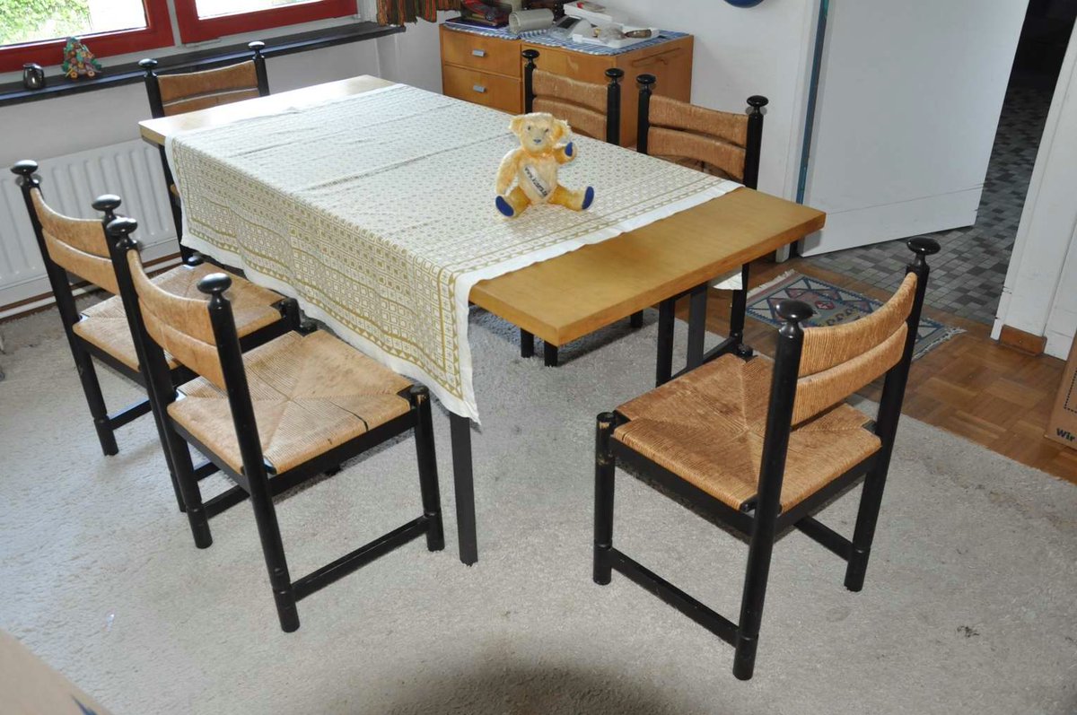 KuSeRaBerlin's tweet photo. #forsale #zuverkaufen #kaufen at/bei #KuSeRa #vintageshop #chairs #funiture #ASCO #landhausstil #onlineantikmarkt
6 Stühle / chairs #countrystyle von ASCO Finnland #1960s Ilmari #Tapiovaara #design design - Interest? then click here please 👉👉👉 https://t.co/Fj64qnfhi5 👈👈👈 https://t.co/aL693rKhUw