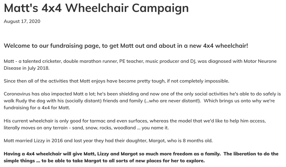 Point_Blank's tweet photo. One of our alumni, #DJ and #Producer Matt Gray, has been diagnosed with Motor Neurone Disease. He is now raising money for the equipment he needs to help continue his career. Contribute to this important cause here: https://t.co/fh4Bbzos85

#Matts4x4WheelchairCampaign https://t.co/DChx4faCiM
