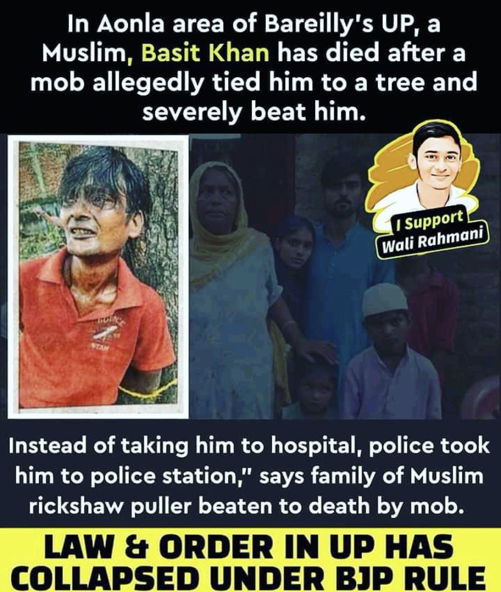 MJALSHRIKA's tweet photo. Muslim youth are being lynched in the open. Where is Zafaryab Jilani who claims to be the super advocate of Muslims cause in India? Has the AIMPLB got scared or sold Muslim lives for personal interest ? Why don't they allow Arabs to intervene ? May Allah protect Indian muslims! https://t.co/lvXTDe912M