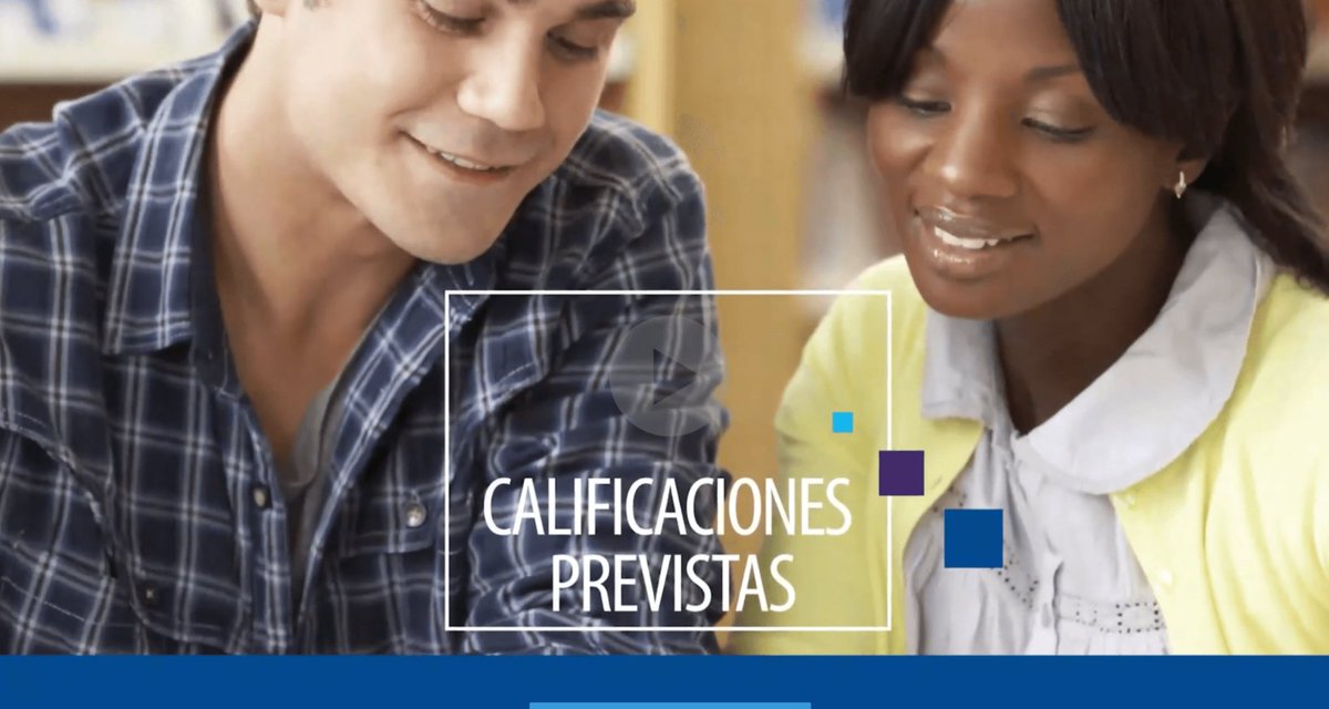 SpainIB's tweet photo. Excelente recurso para los colegios sobre las calificaciones previstas: la calificación más probable determinada atendiendo al desempeño anterior del alumno.
https://t.co/GE0ERJPQlC https://t.co/qNJdR61qW7