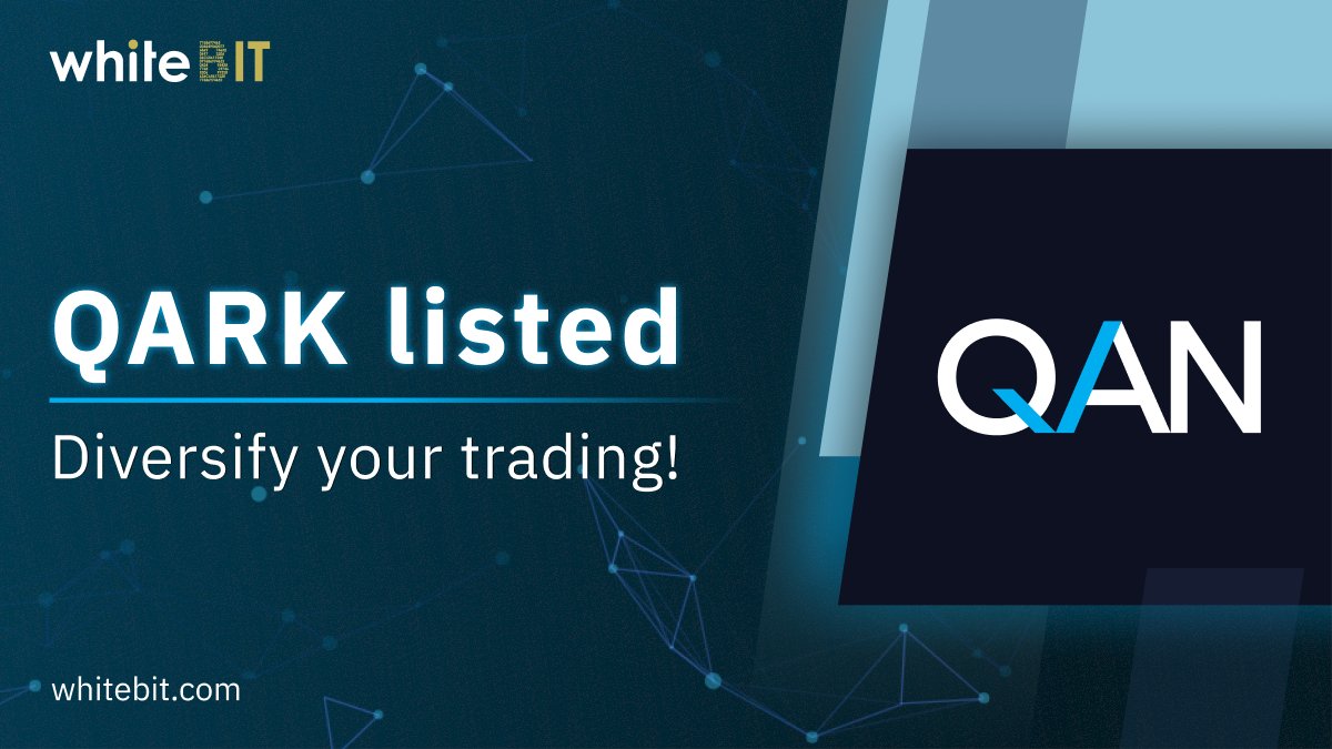 WhiteBit's tweet photo. 📢Get ready! @QANplatform is joining us!

✅   #QARK is an ERC-20 token native to a blockchain platform, known for its high level of security, complexity, and user-friendliness.

✅  $QARK is paired against $BTC.

Start trading today: https://t.co/mq8WSoMFb8

#whitebit https://t.co/DceeXQRgq1