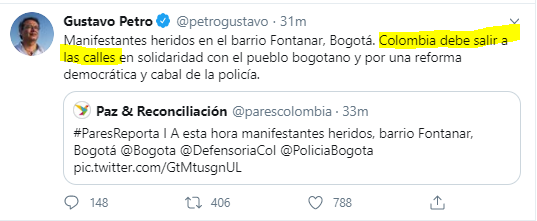 jorvane's tweet photo. Al Pirómano
👁️Jibr👁️ta @petrogustavo se puede Denunciar como DETERMINADOR Incita do a la violencia contra @PoliciaColombia
#PetroDeterminador
@FiscaliaCol @Victor_admon @pedrosalazar420 @Janelucruz @ArgiroCasta58 @ghitis @AFBETANCOURT @Susanadeleonc @BonfanteMaria @el_archivista https://t.co/2nGDz8Wg9b