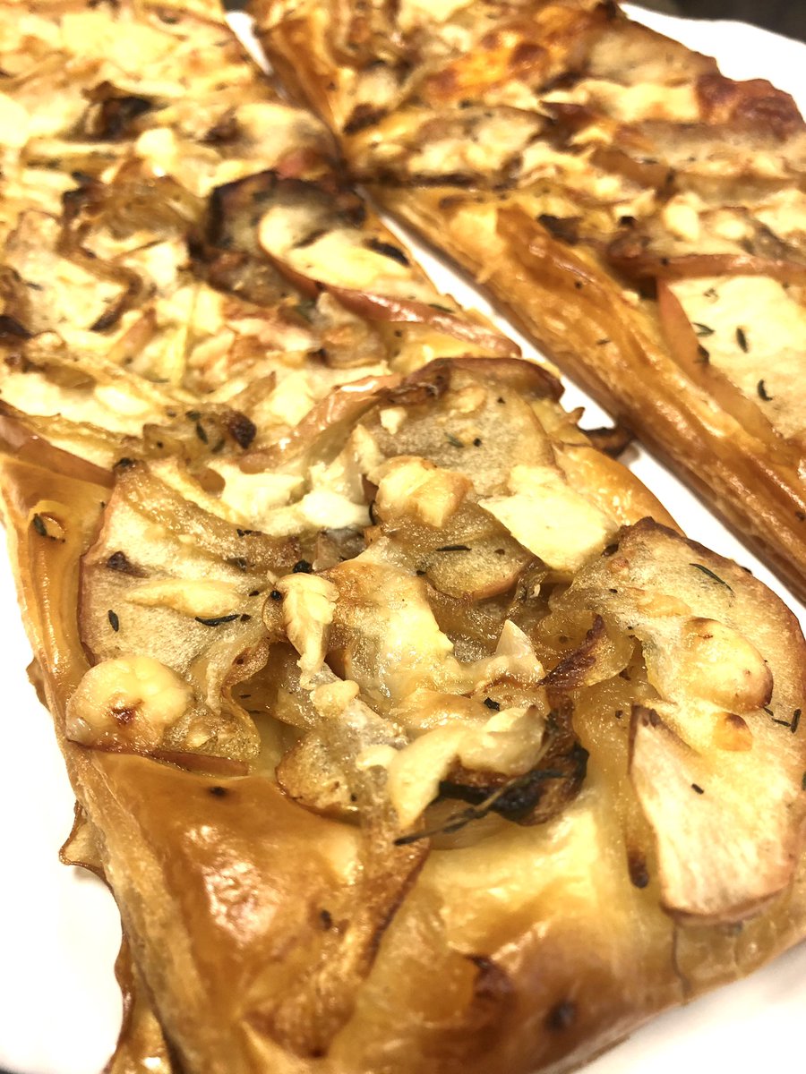 Apple caramelized onion tarts! Oh so delicious.