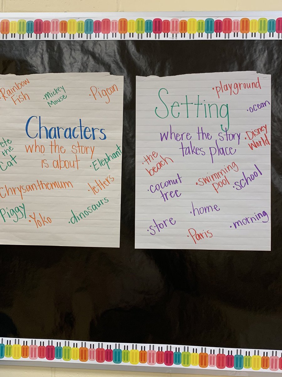 elgoestoschool's tweet photo. They may not be the cutest but they are my students words! #anchorcharts #notposters #theridgewayway #balancedlit https://t.co/COcN3z5T7F