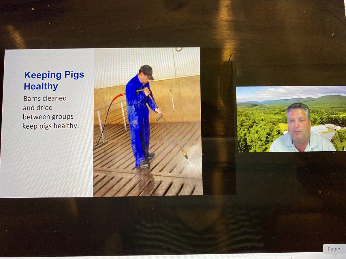 hhetterick's tweet photo. Starting the morning early online with @Chris_LazyHog talking with a Pennsylvania civic group about how hog are raised and how hog farmers are protecting the food supply. Such a great conversation! #ourporkstory #realhogfarming https://t.co/hEoaCTyJ2Z