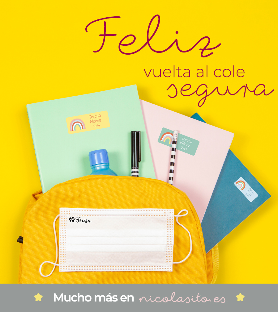 nicolasito_es's tweet photo. Mascarillas personalizadas ⭐ Para distinguir sus mascarillas en la vuelta al cole  https://t.co/Cth9RIkdor https://t.co/ssjpvd1JZh