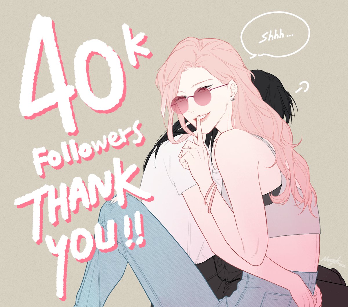 a7944152's tweet photo. Weibo 40k followers celebration🎉
Thank you for supporting me!
-
微博的40k追蹤感謝圖！
這次讓開車組的兩位擔任看板😎
-
#StraightToThePoint #創作百合 #原創百合 #原創OC https://t.co/akVmWcxghc