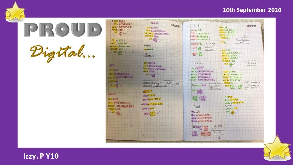 GrangefieldTLC's tweet photo. Look at this beautiful PROUD work 💜👏🏻 @Grangefield #PROUD https://t.co/UsNzNm9j6U