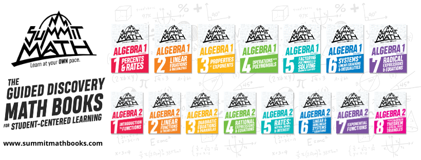 SummitMathBooks's tweet photo. This week, Summit Math reached 500 followers on Facebook! Thank you for your support, everyone!
Want to learn more about Summit Math? You can find more information about this math curriculum series at https://t.co/wLa81kaZQu.
#math #algebra #summitmath #MTBoS https://t.co/u8tL7ODlri