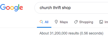 ...continued...Know another great source??? Church thrift shopsThese are "Goodwill"-type thrift stores operated by local churches.Why look them up? While Goodwill marks up some items, you can find stuff for $1 or less here!