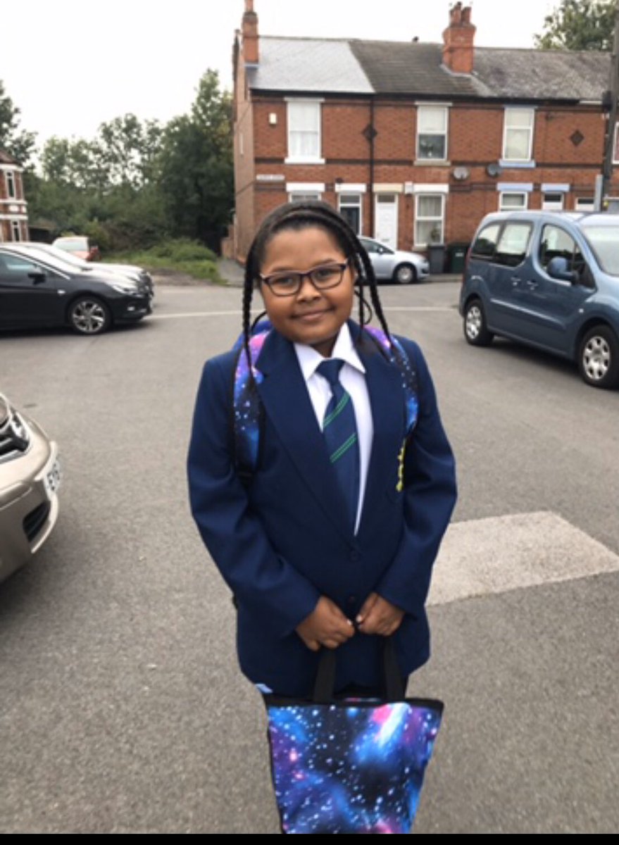 smileybutterfl2's tweet photo. @FionaMaciel @SimoneLineker  Naomi has had a great start to year 7 in her new school. She has made friends and continued her friendship with Natalia and Chanel from Nottingham academy. https://t.co/4pPxcKCeF9