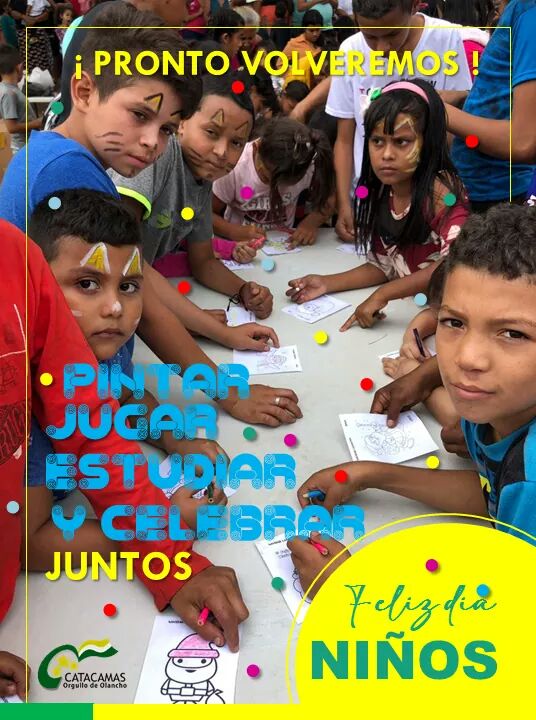 #Todolohacemosbien
#Diadelniño
#NiñosdeHonduras

✔ En el #DIADELNIÑO   |   Desde la Municipalidad de Catacamas les enviamos un saludo a ese preciado tesoro de nuestro país.
¡ Volveremos a celebrar juntos !
😷 #USAtuMASCARILLA