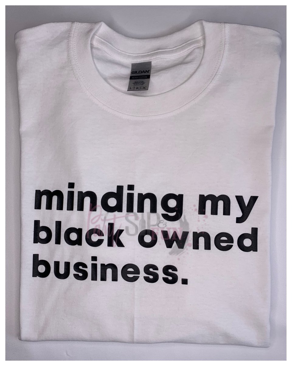 paintsipandfun's tweet photo. Minding my Black Owned Business shirt! 🖤🖤🖤

Need this shirt? Order now https://t.co/AoWgmvo9z4

#custom #customitems #customshirts #entrepreneur #womeninbusiness #smallbusiness #blackownedbusiness #blackowned #birthday #atlanta #customgifts #paintsipandfun https://t.co/zao7BfoC6T