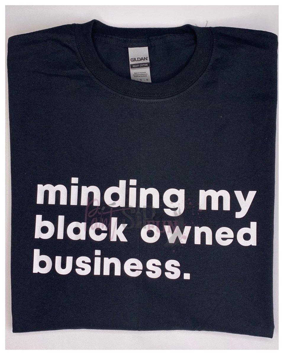 paintsipandfun's tweet photo. Minding my Black Owned Business shirt! 🖤🖤🖤

Need this shirt? Order now https://t.co/AoWgmvo9z4

#custom #customitems #customshirts #entrepreneur #womeninbusiness #smallbusiness #blackownedbusiness #blackowned #birthday #atlanta #customgifts #paintsipandfun https://t.co/zao7BfoC6T
