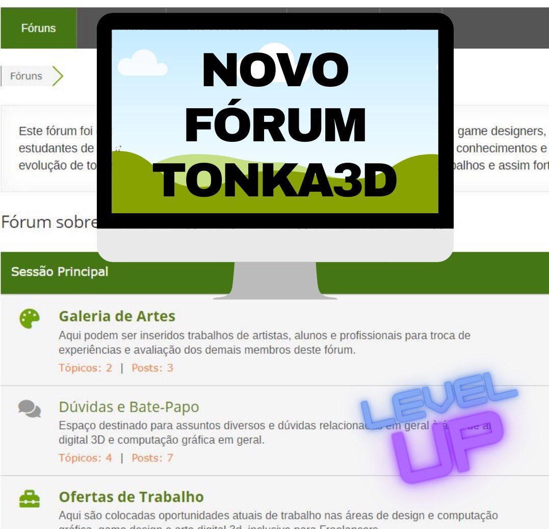 Tonka3D's tweet photo. Novo Fórum Tonka3D, renovado, mais seguro e interativo. Compartilhe e aprenda! https://t.co/B0rz3efhIb #forum3d #3dsmax #maya #blender #modelagem3d #gamedesign #design3d https://t.co/UkdF6SmEw7